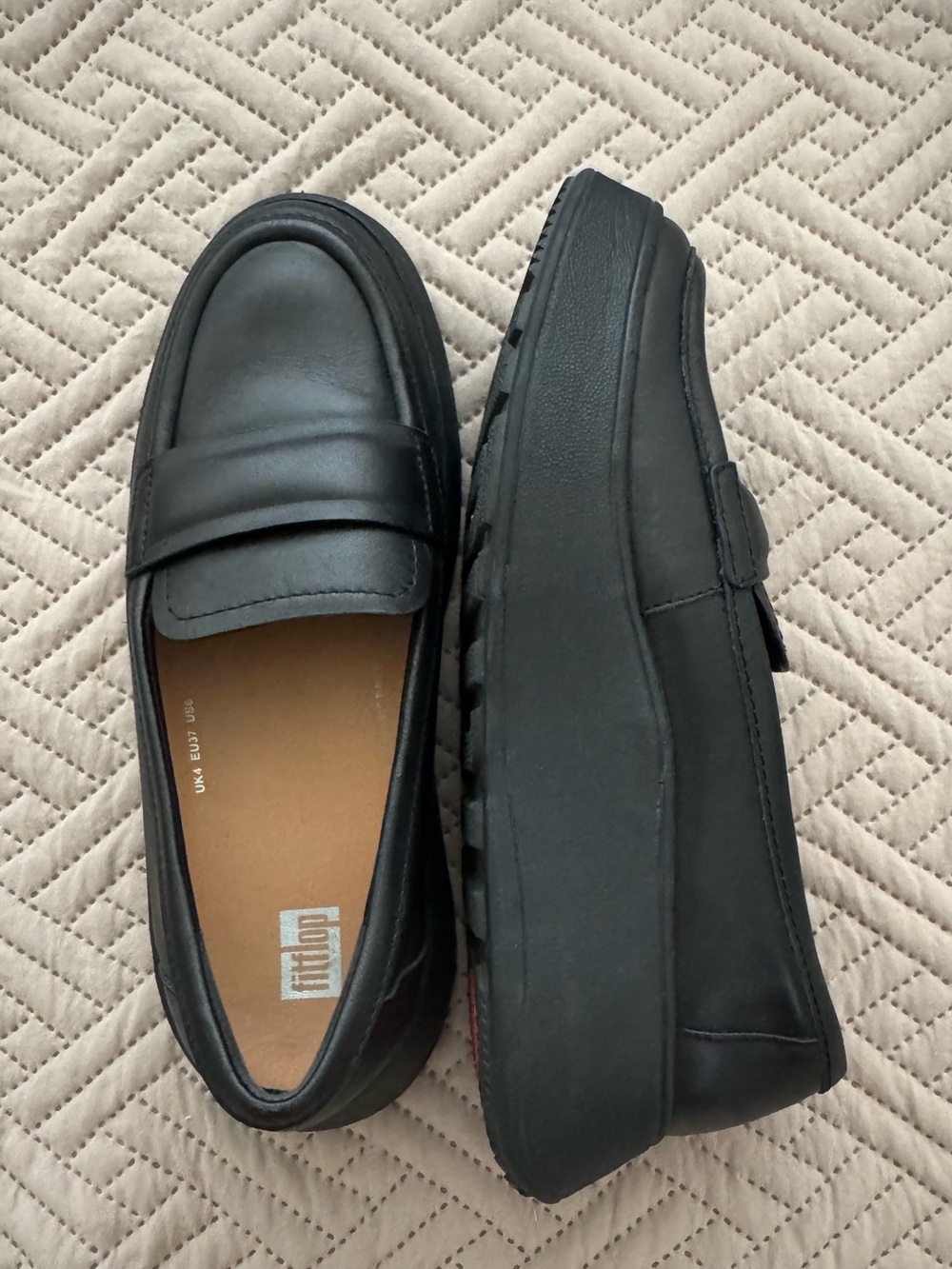 Women’s Black Penny Loafers - FitFlop